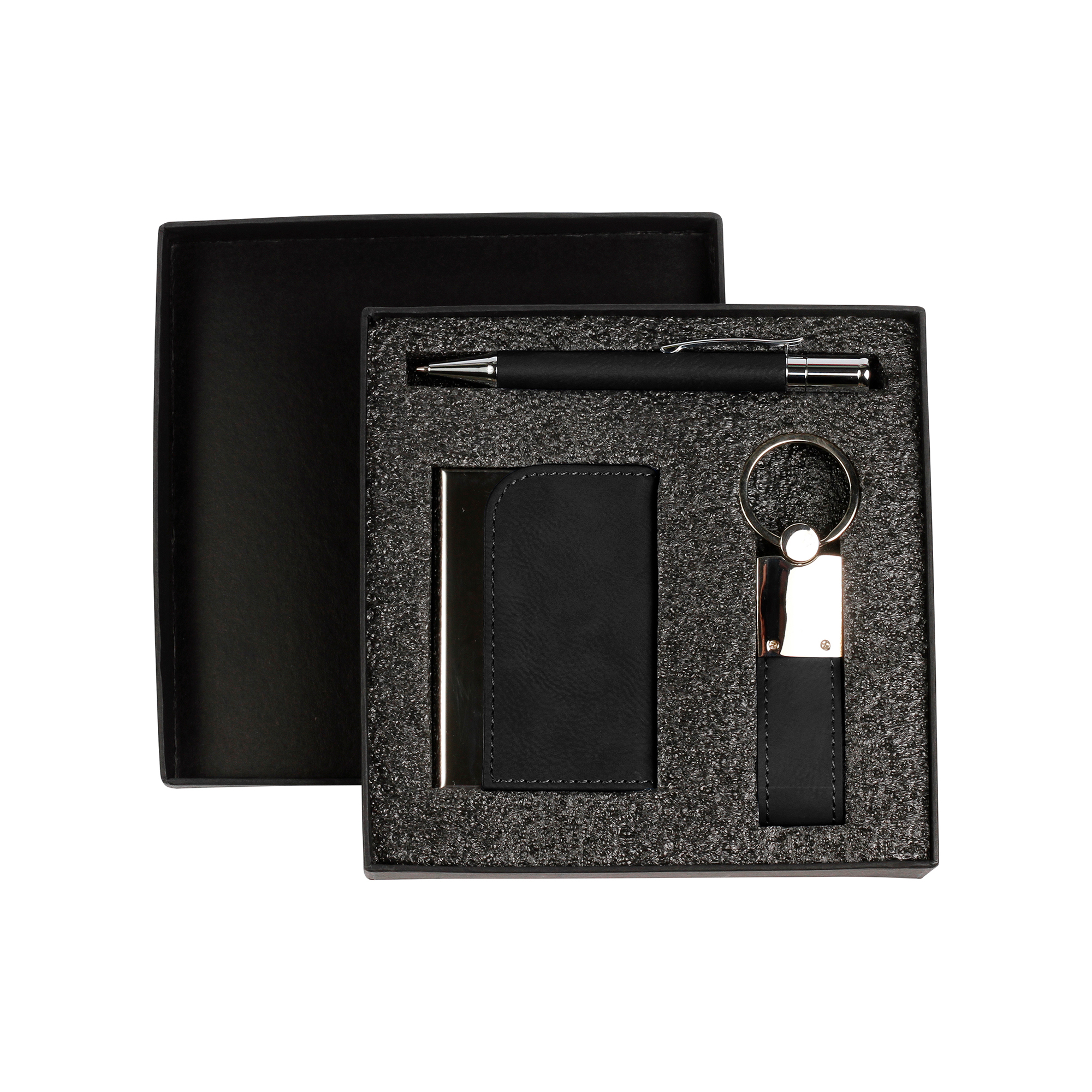 SET LLAVERO BOLIGRAFO Y PORTA TARJETAS E166